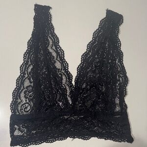 Elegant Black Lace Bralette
